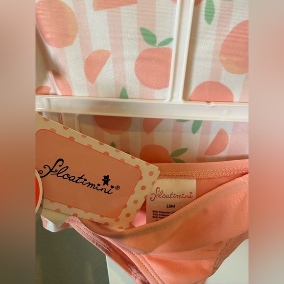 Floatimini Little Girl Peach Swimsuit - BRAND NEW - 18M - Picture 4 of 6